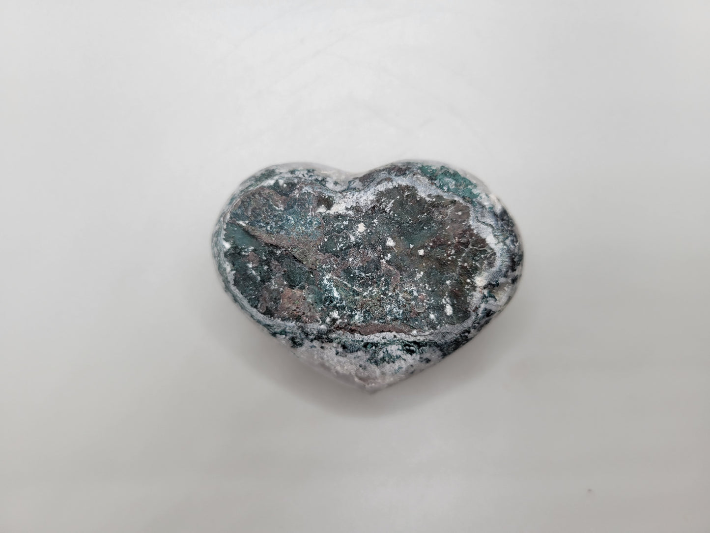 Amethyst Drusy Heart
