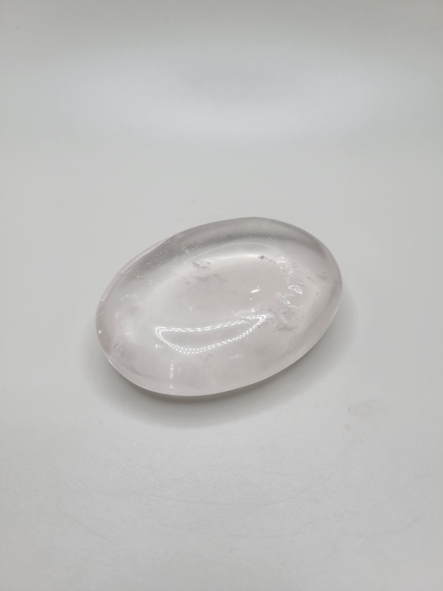 Clear Quartz Palm Stone