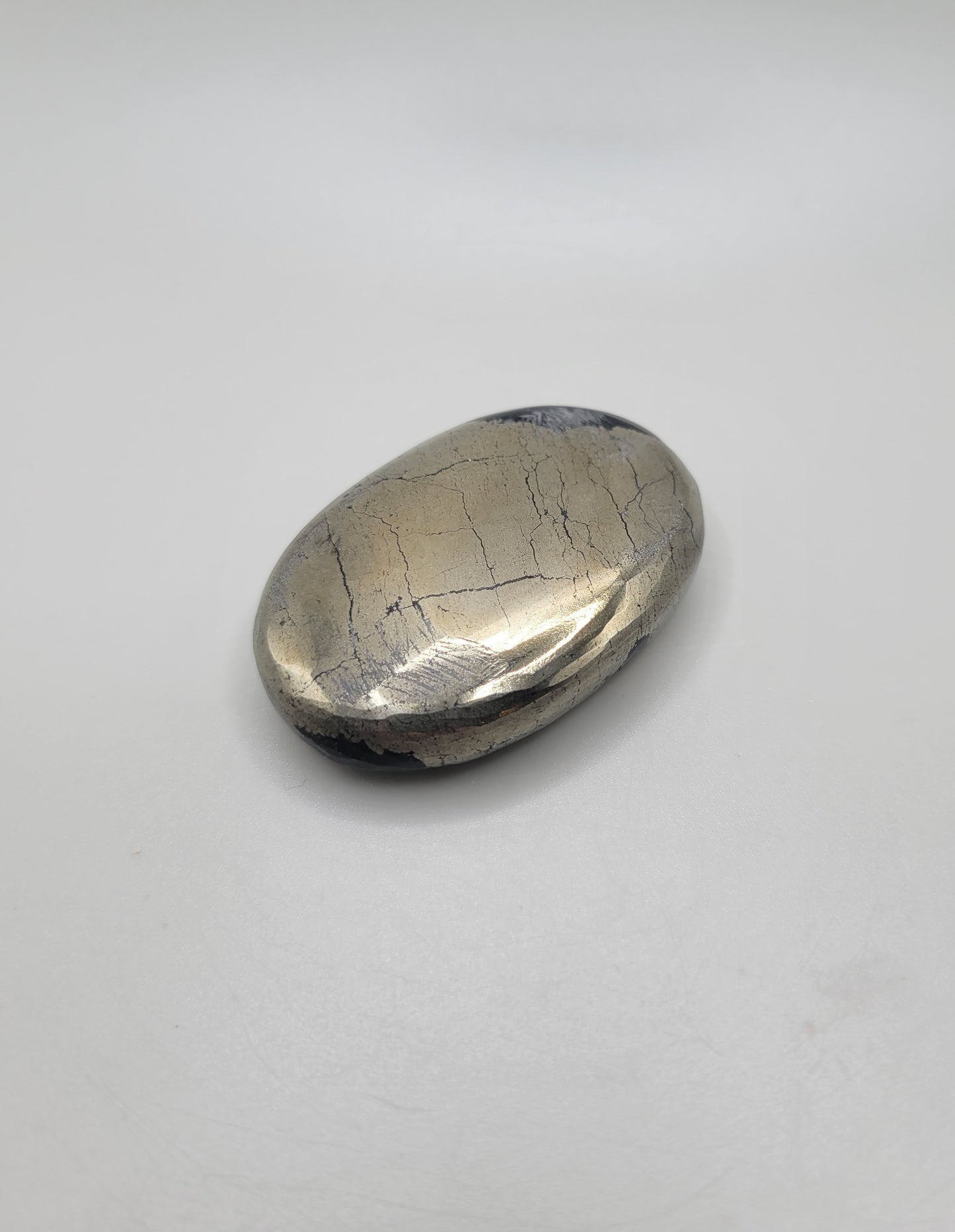 Pyrite Palm Stone