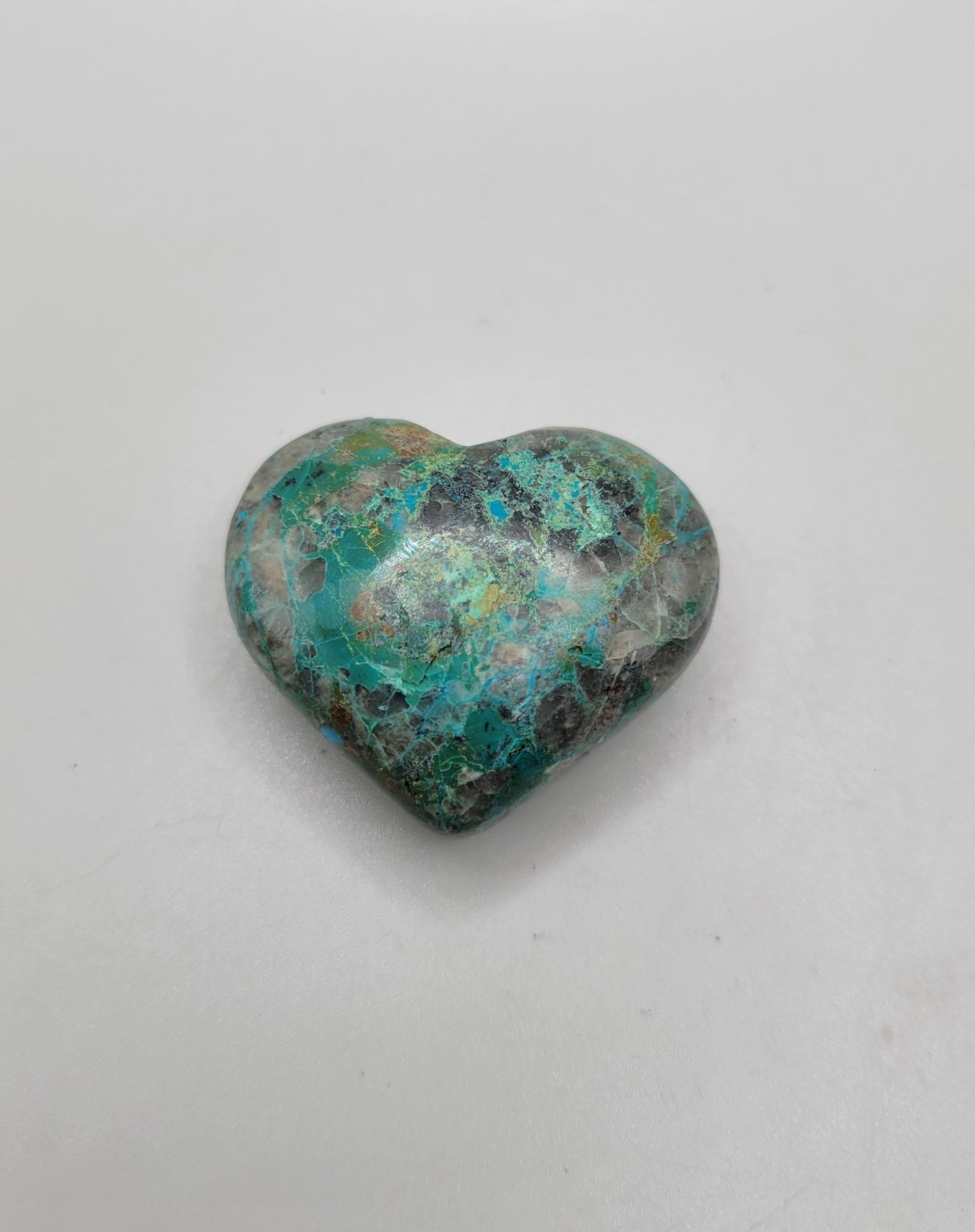 Chrysocolla Hearts