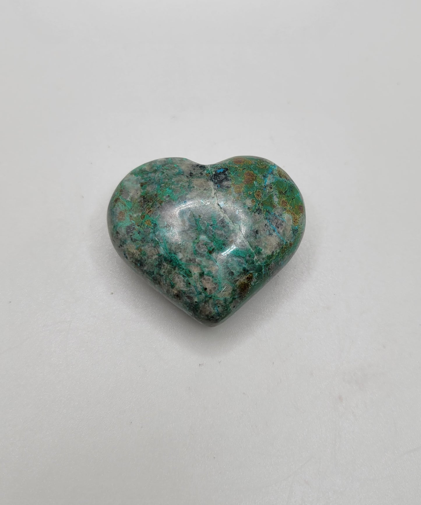 Chrysocolla Hearts