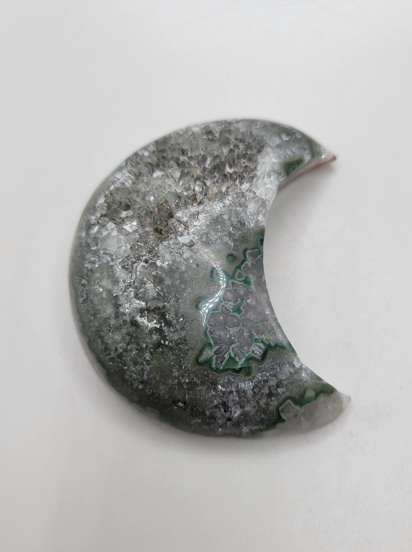 Agate Drusy Moon