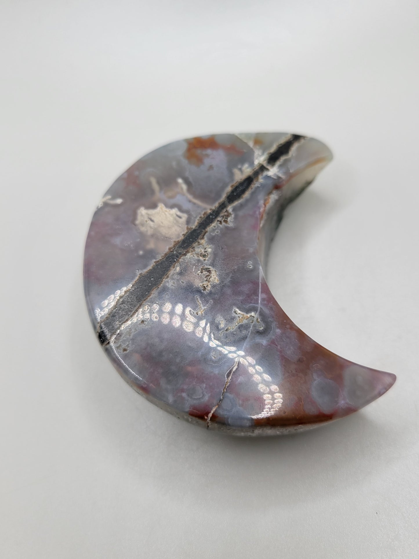 Agate Drusy Moon