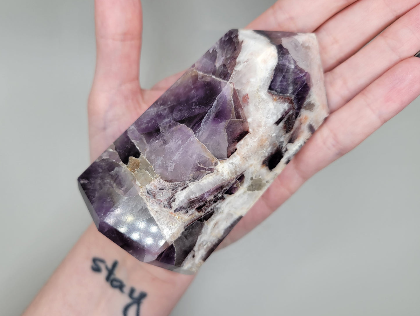 Chevron Amethyst Tower