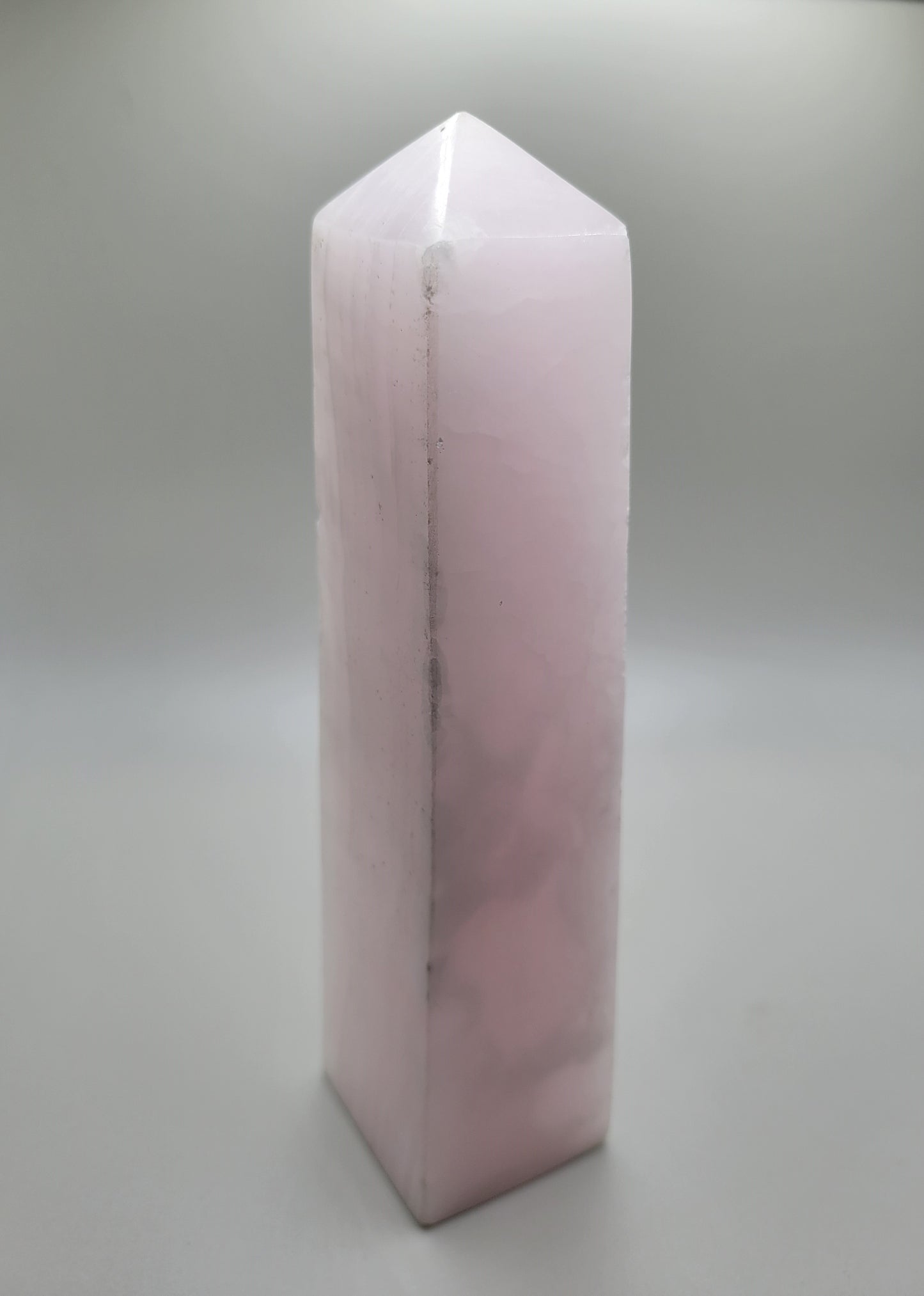 Pink Mangano Calcite Tower