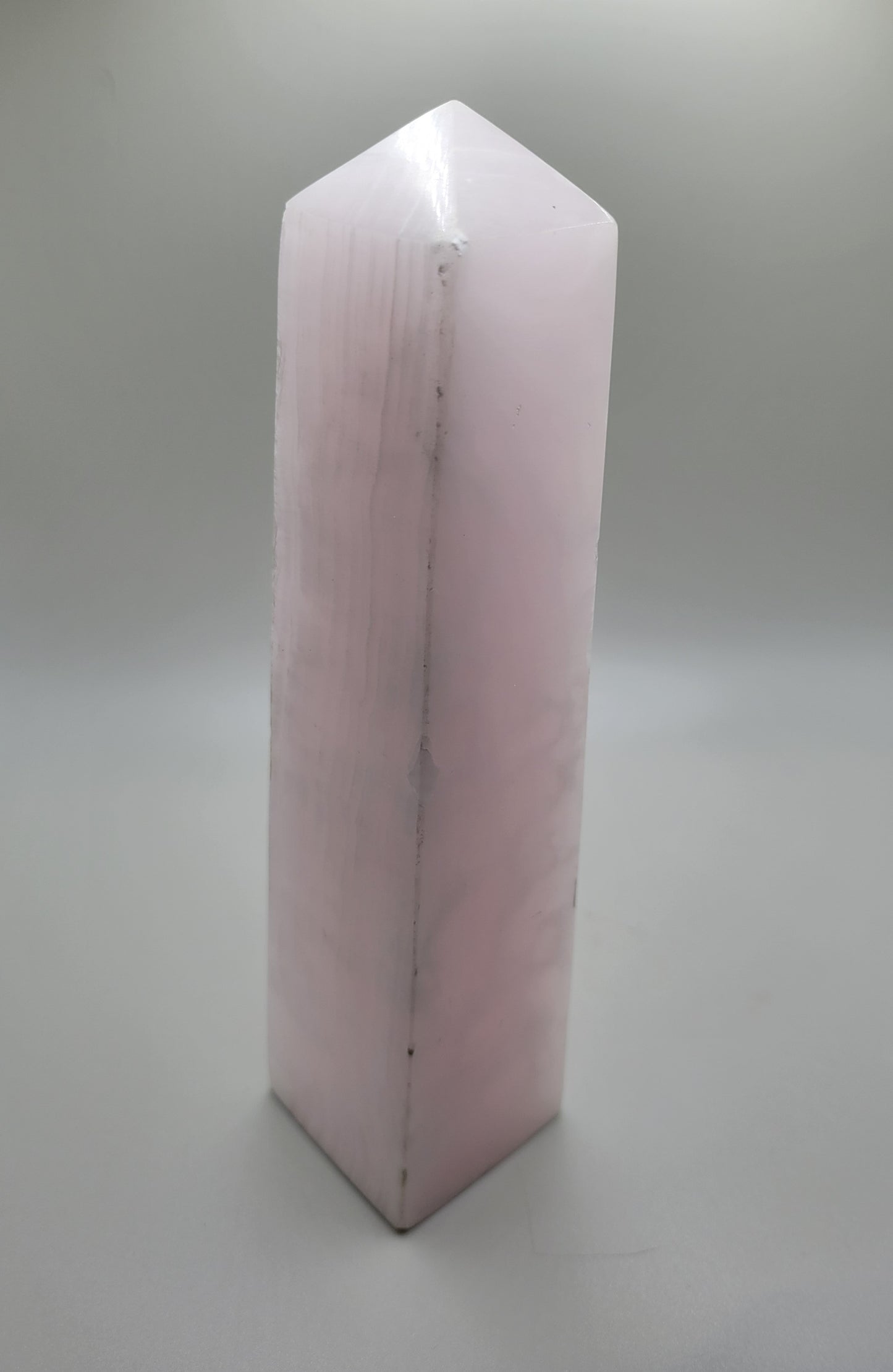 Pink Mangano Calcite Tower