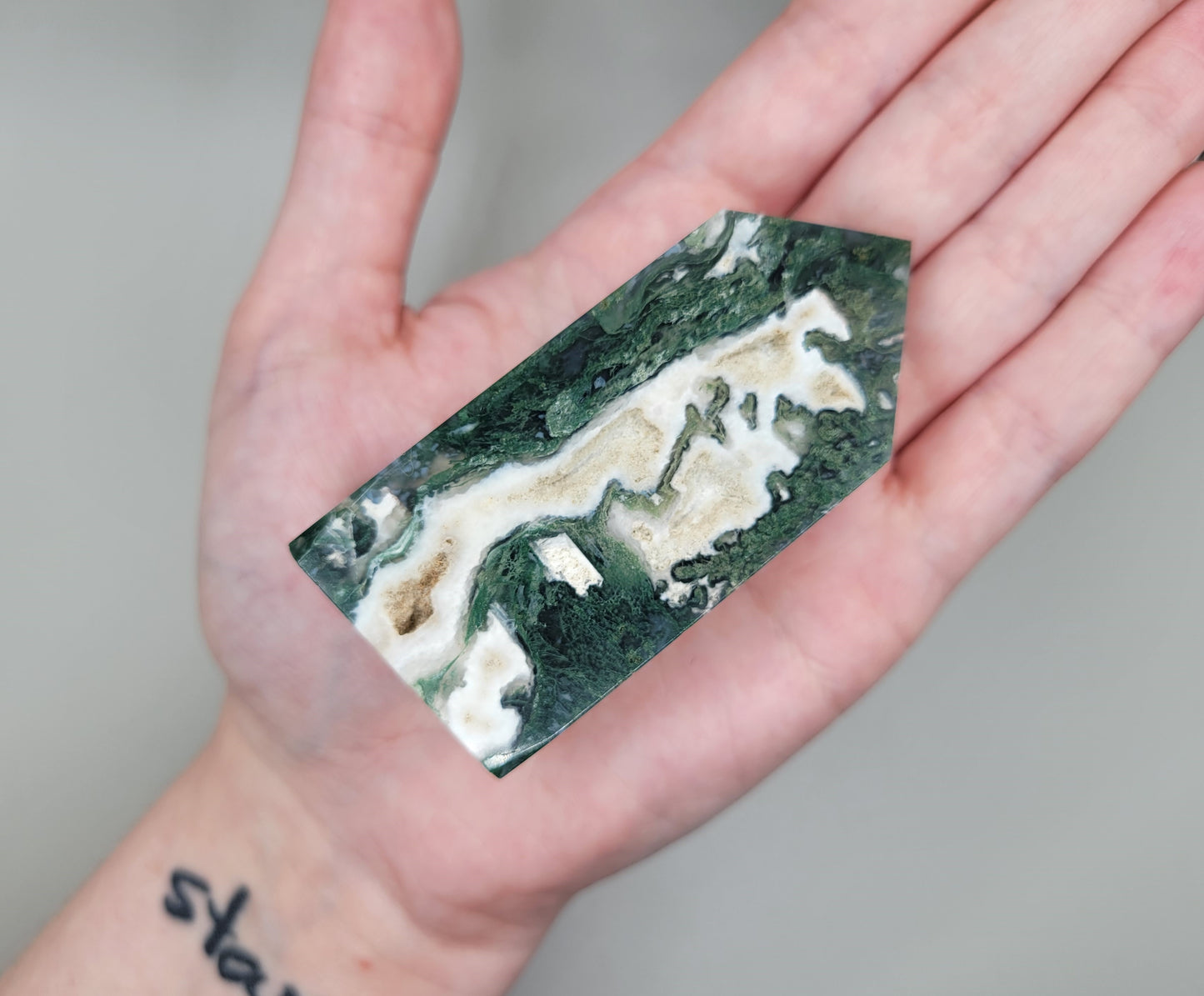 Mossy Tree Agate Tower F