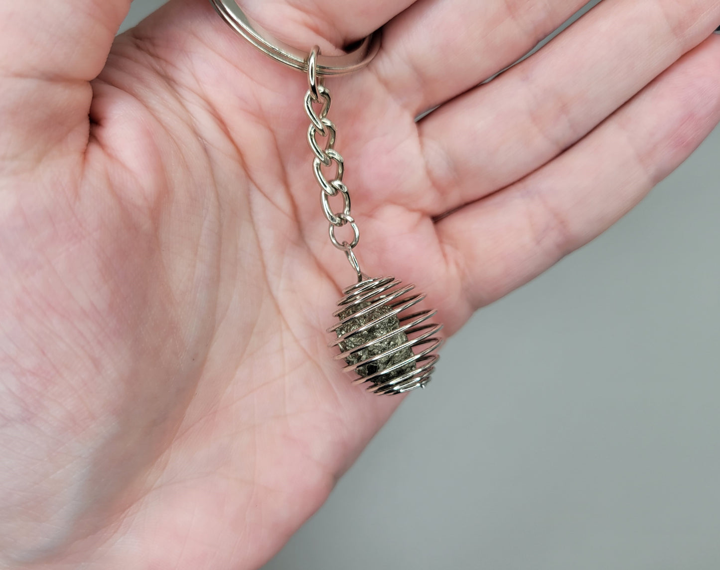 Pyrite Keychain