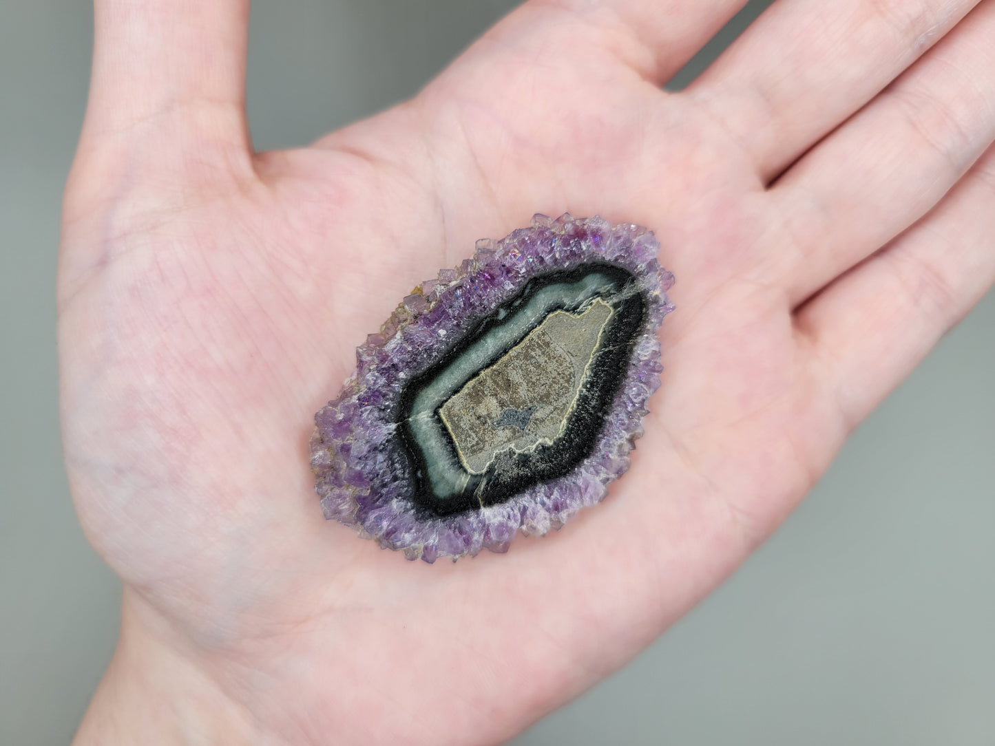 Amethyst Stalactite Slice