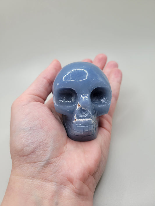 Celestite Skull