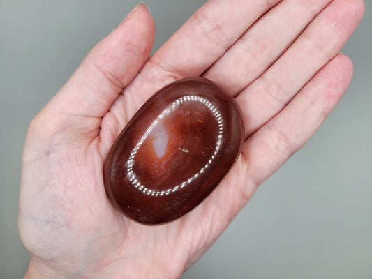 Carnelian Palm Stone