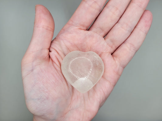 Clear Quartz Heart