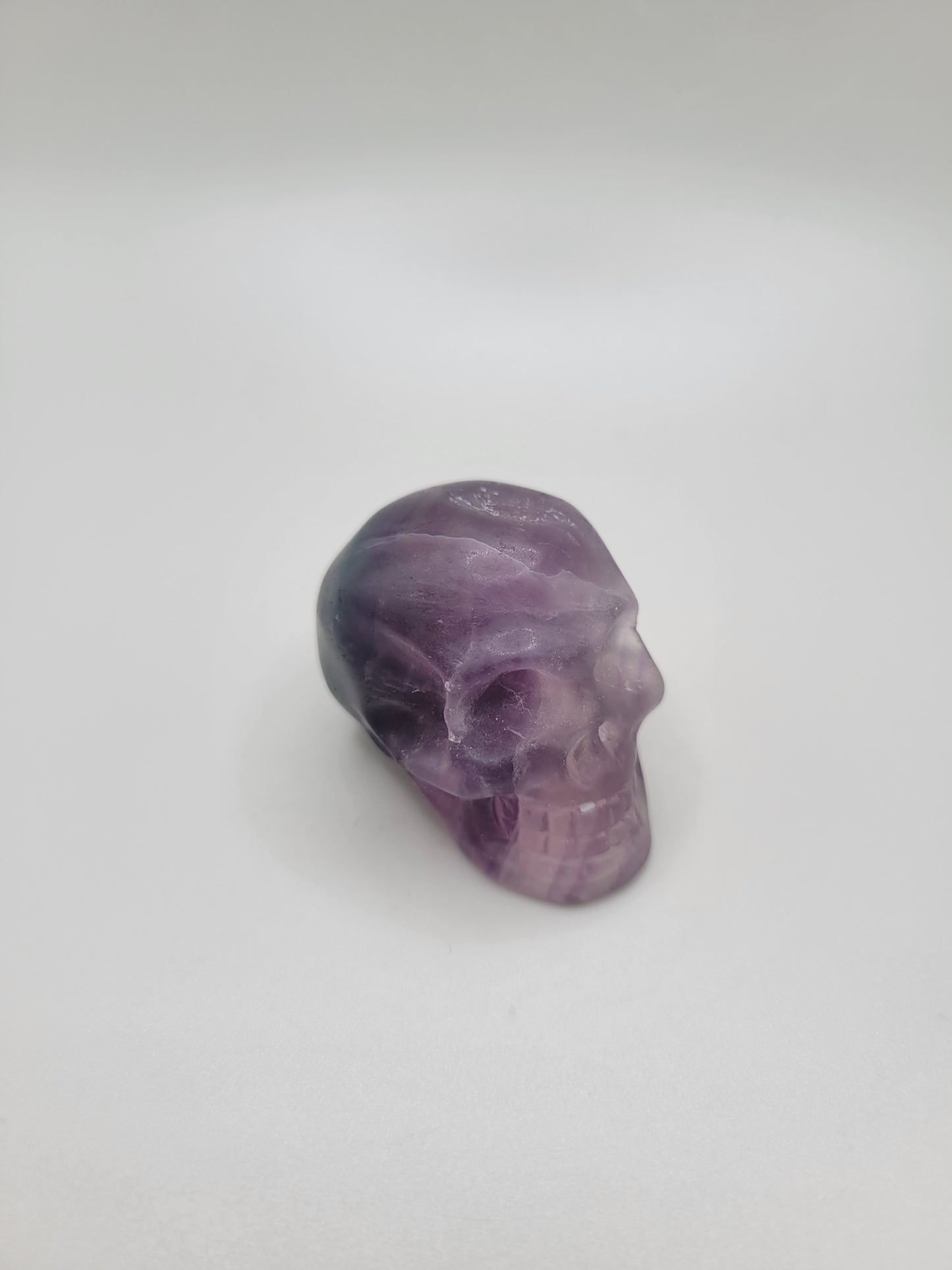 Rainbow Fluorite Skull