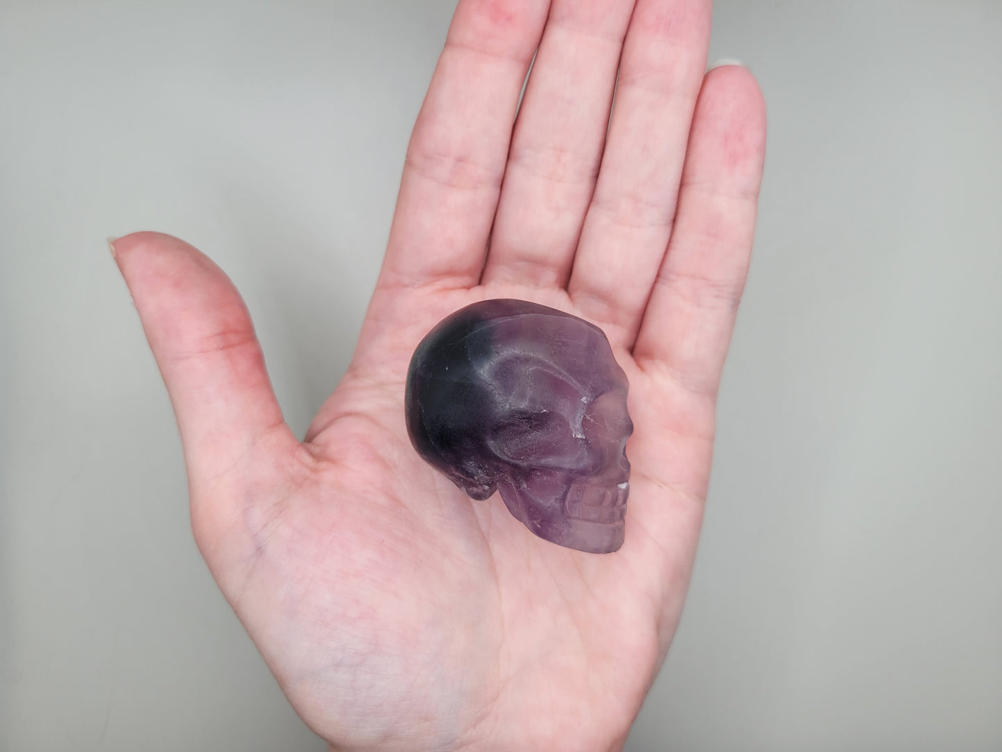 Rainbow Fluorite Skull