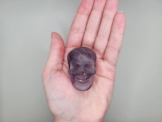 Rainbow Fluorite Skull