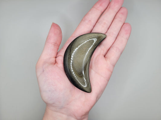 Gold Sheen Obsidian Moon