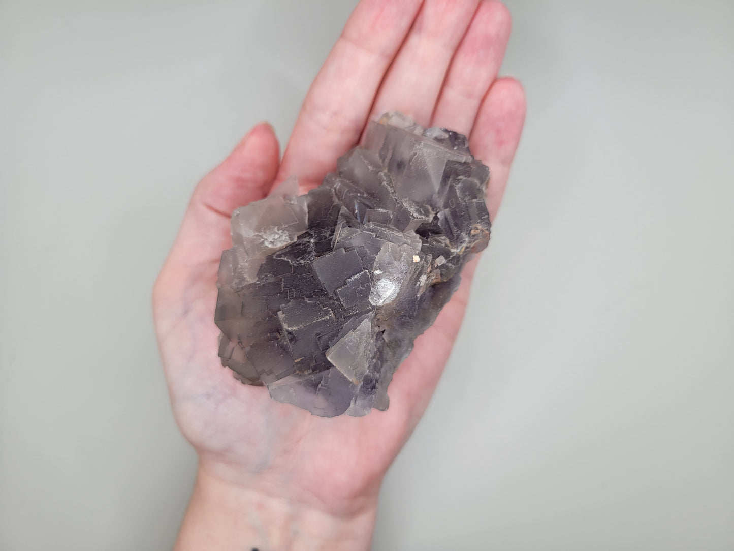 Black Cubic Fluorite