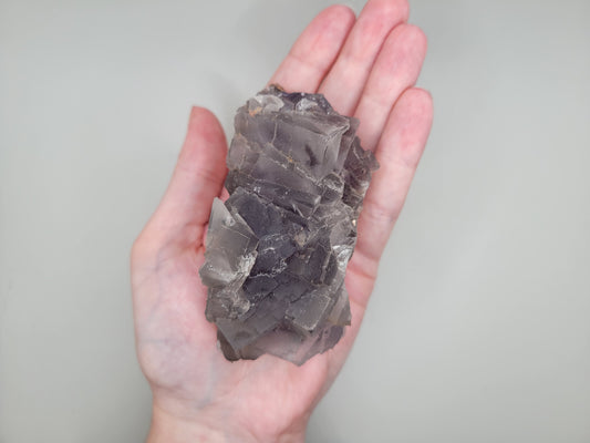 Black Cubic Fluorite