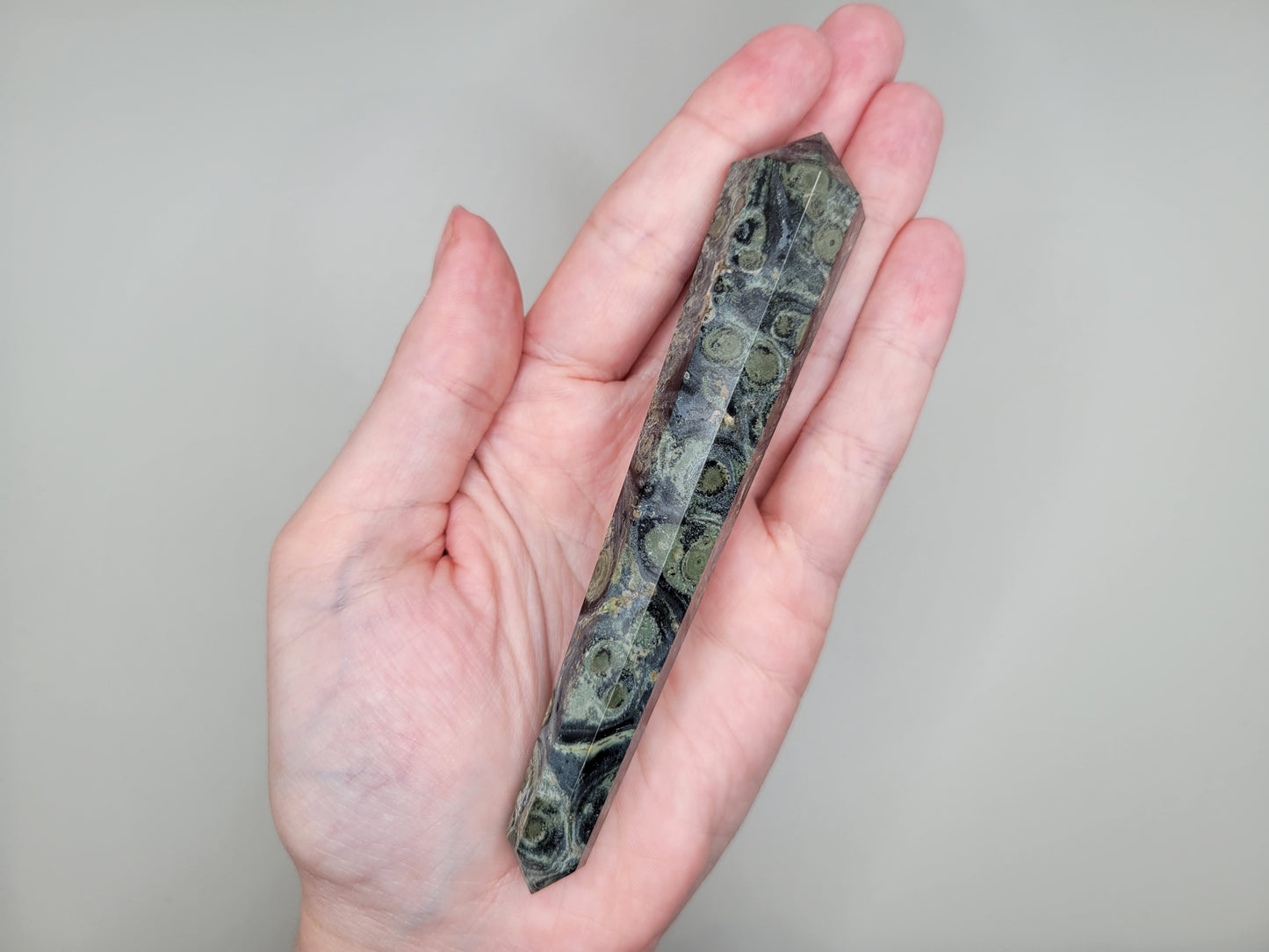 Kambaba Jasper Double Terminated Point