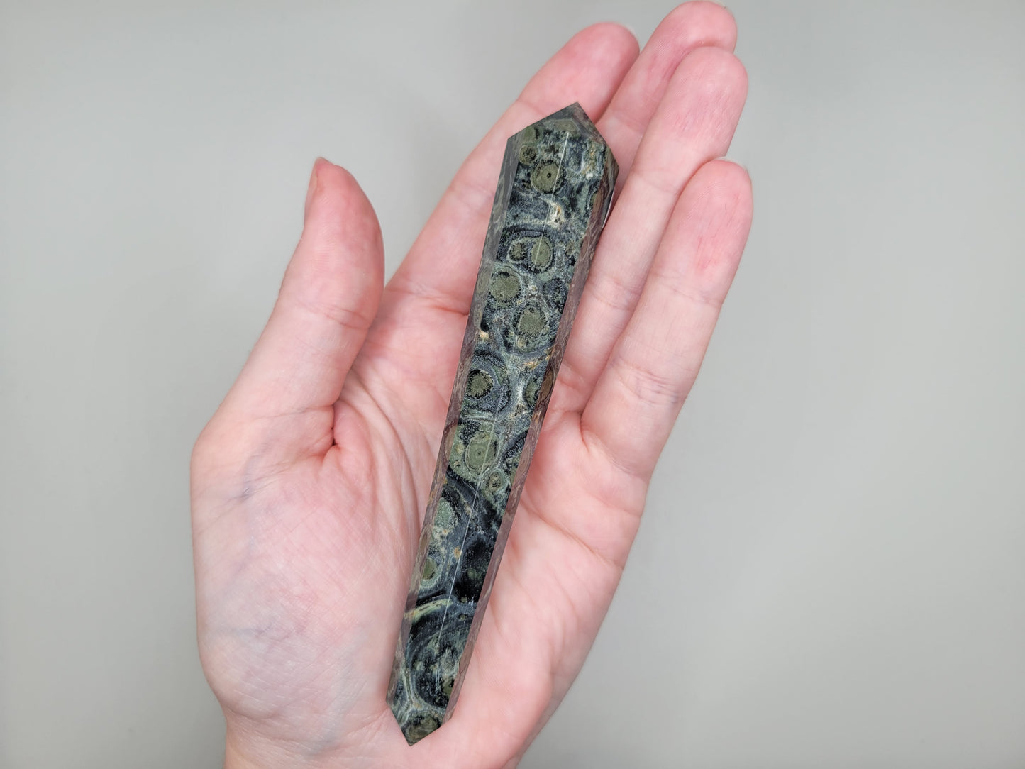 Kambaba Jasper Double Terminated Point