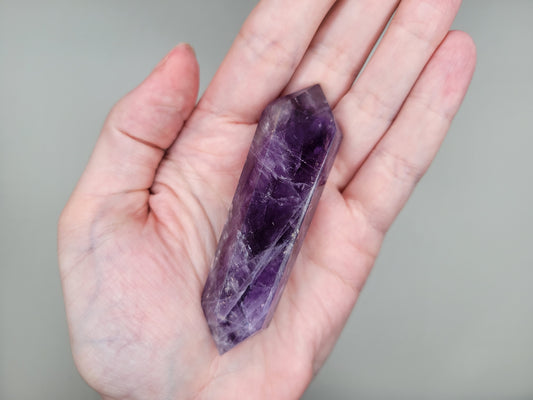 Amethyst Double Terminated Point (Facet Grade)