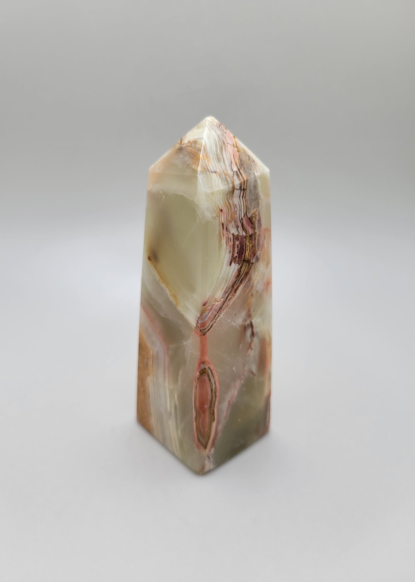 Green Banded Onyx Tower