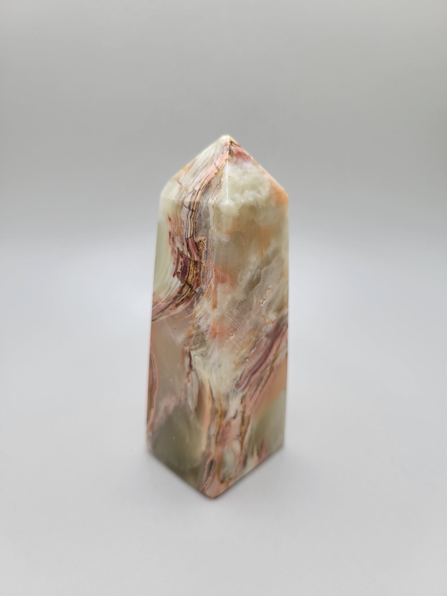 Green Banded Onyx Tower