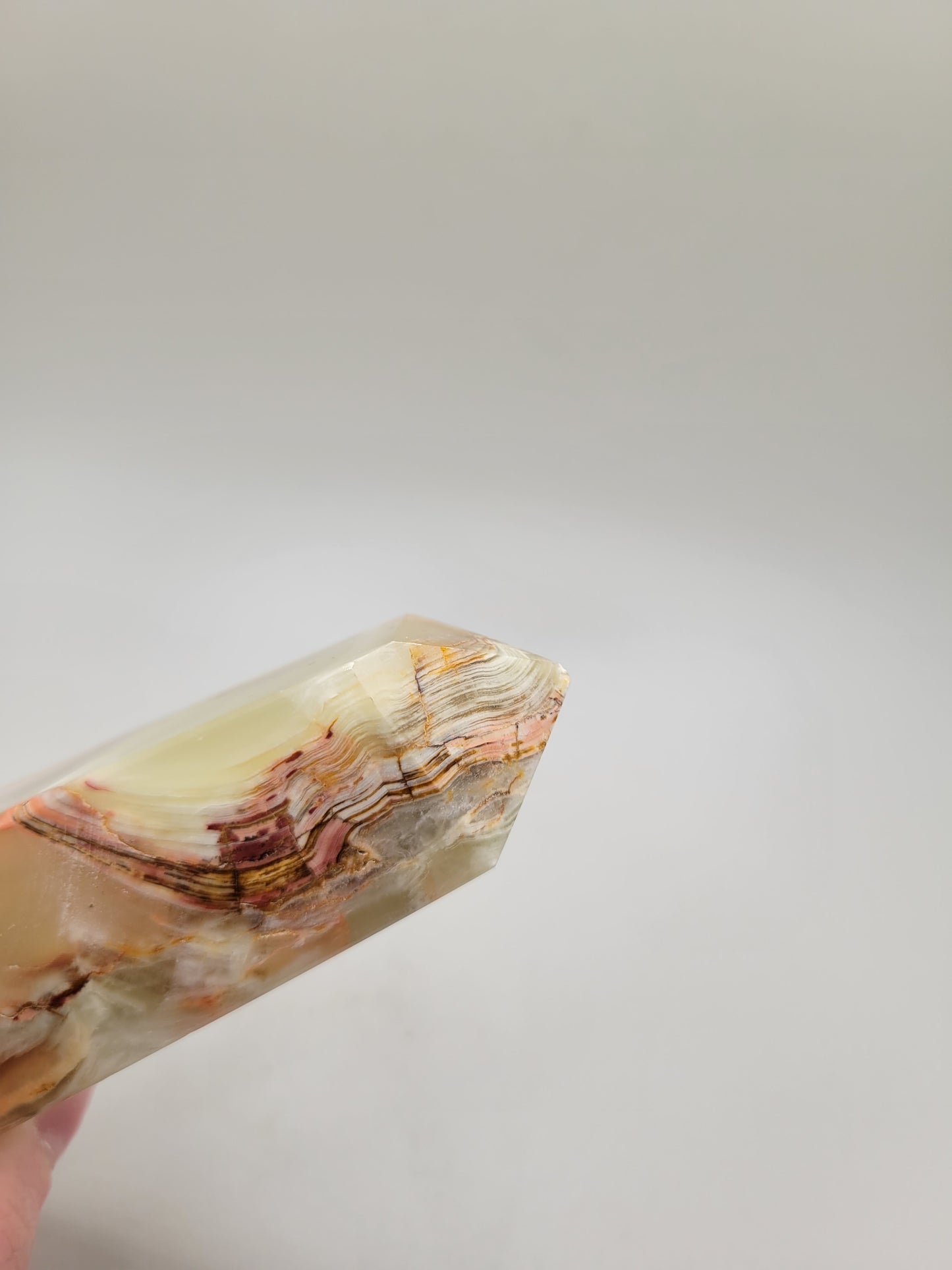 Green Banded Onyx Tower