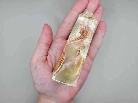 Green Banded Onyx Tower