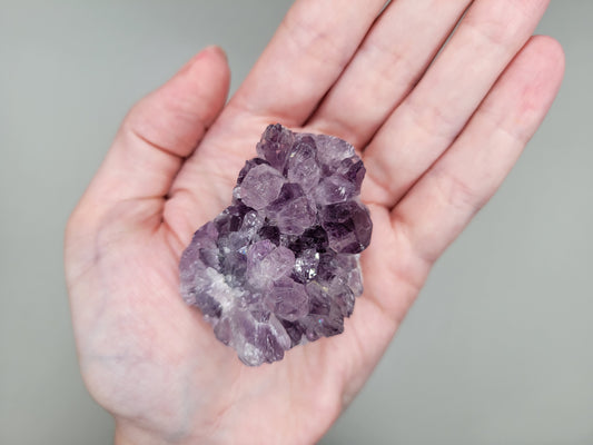 Amethyst Drusy Heart