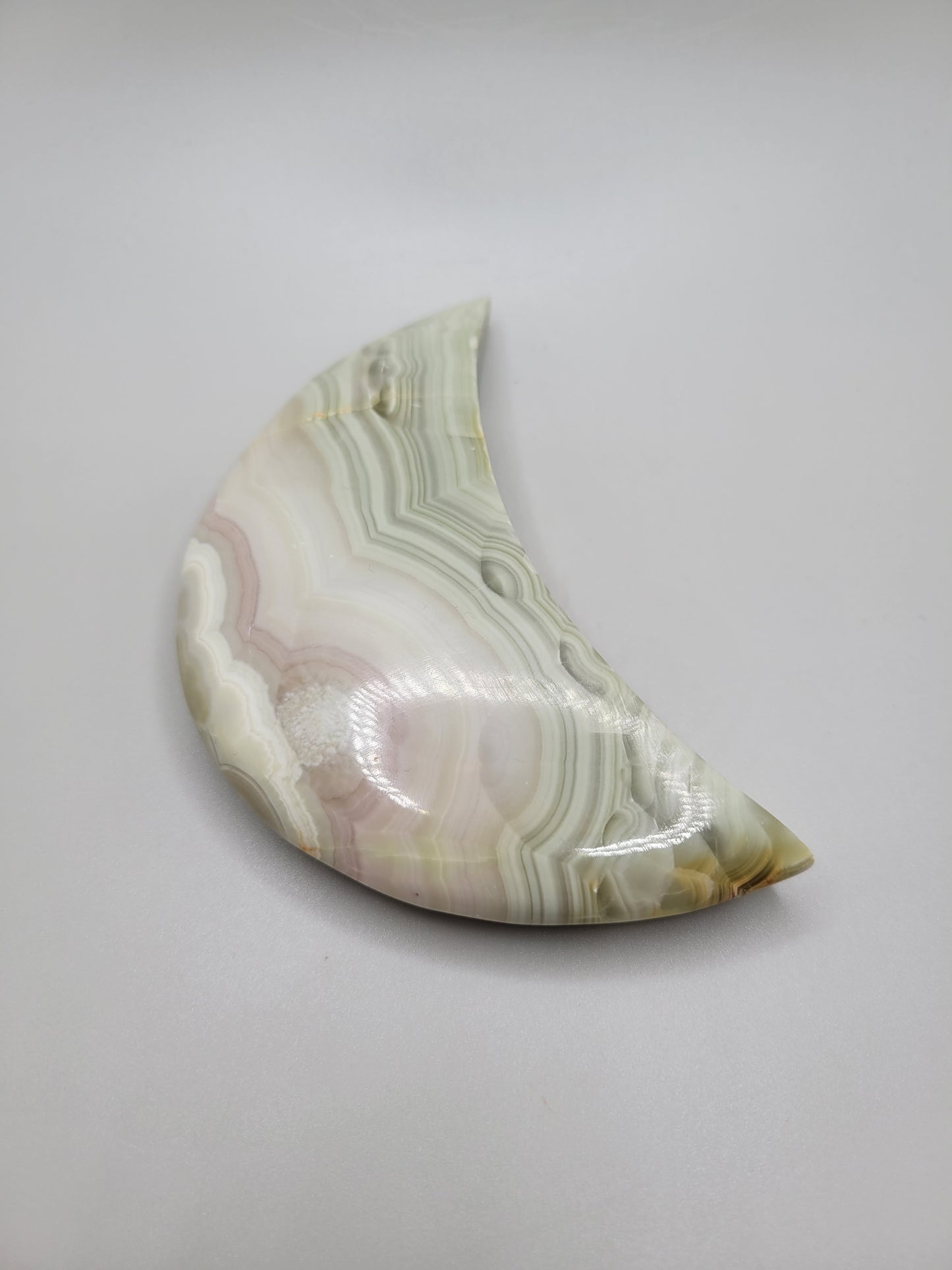 Green Banded Onyx Moon