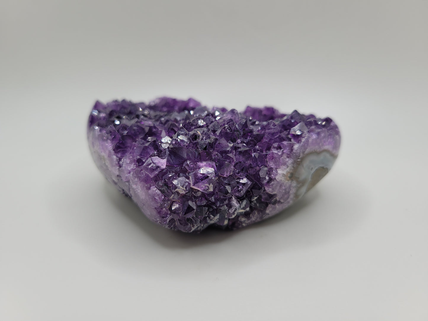 Amethyst Drusy Heart