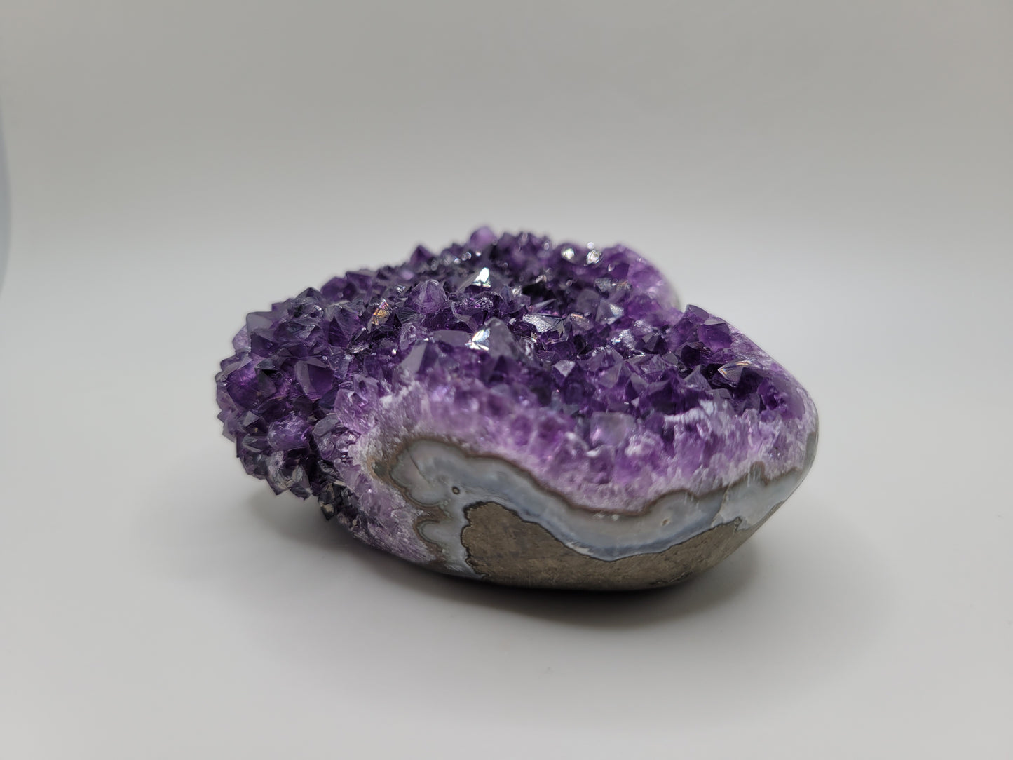 Amethyst Drusy Heart