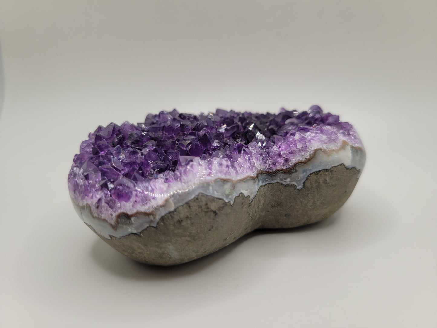 Amethyst Drusy Heart