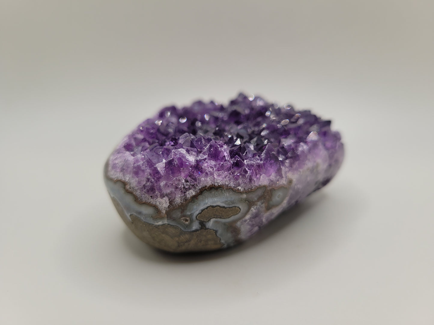 Amethyst Drusy Heart