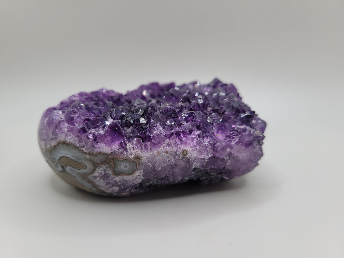 Amethyst Drusy Heart