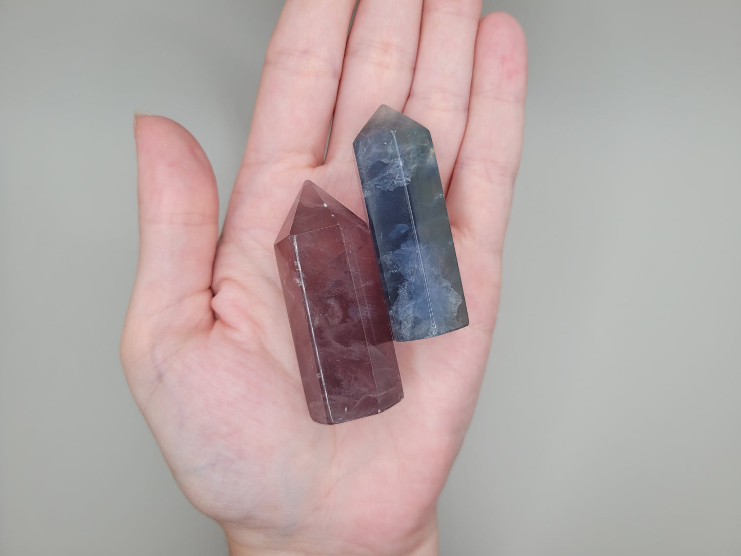Rainbow Fluorite Points