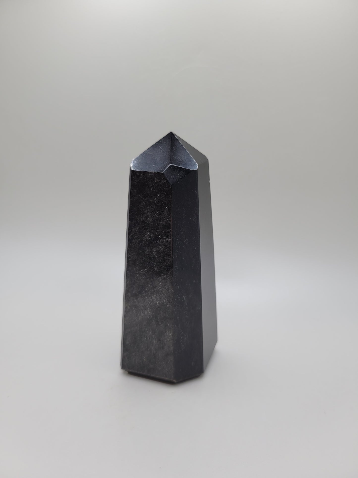 Silver Sheen Obsidian Tower