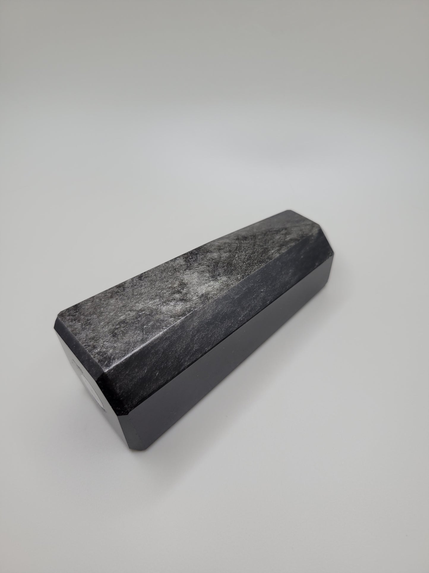 Silver Sheen Obsidian Tower