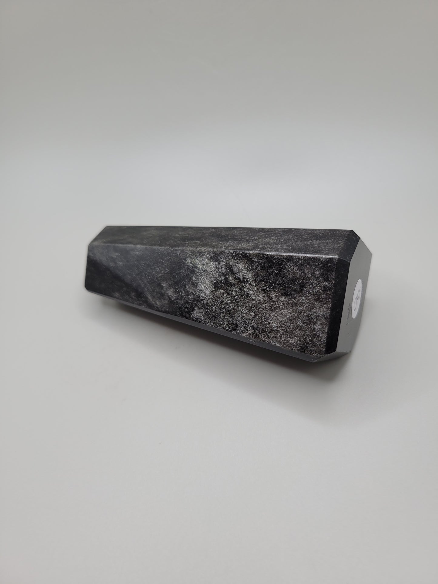 Silver Sheen Obsidian Tower