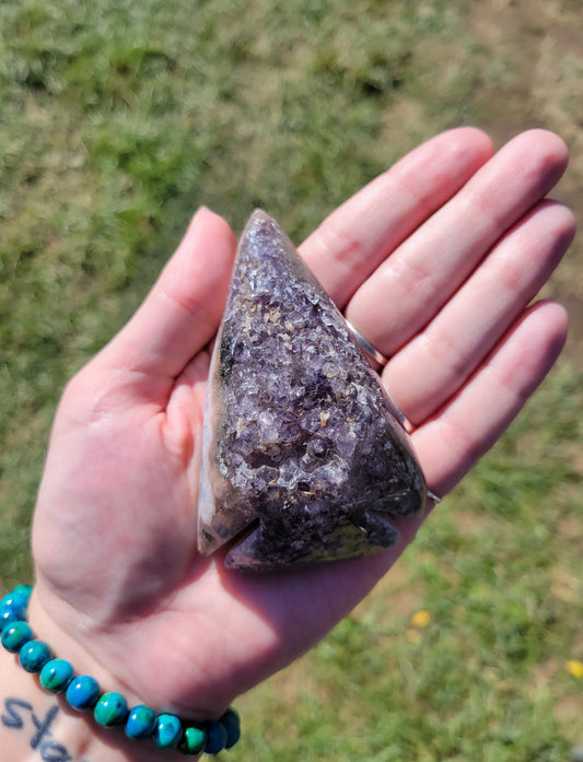 Amethyst Drusy Arrowhead