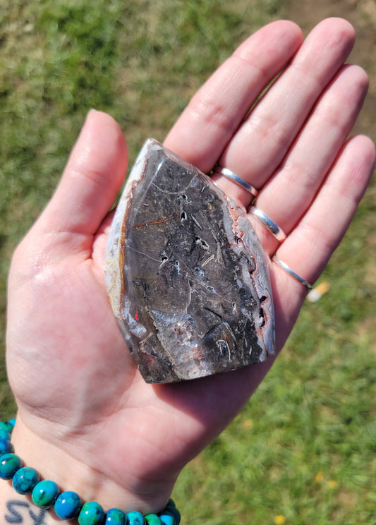 Mexican Crazy Lace Agate Flame