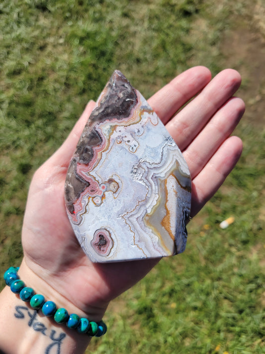 Mexican Crazy Lace Agate Flame