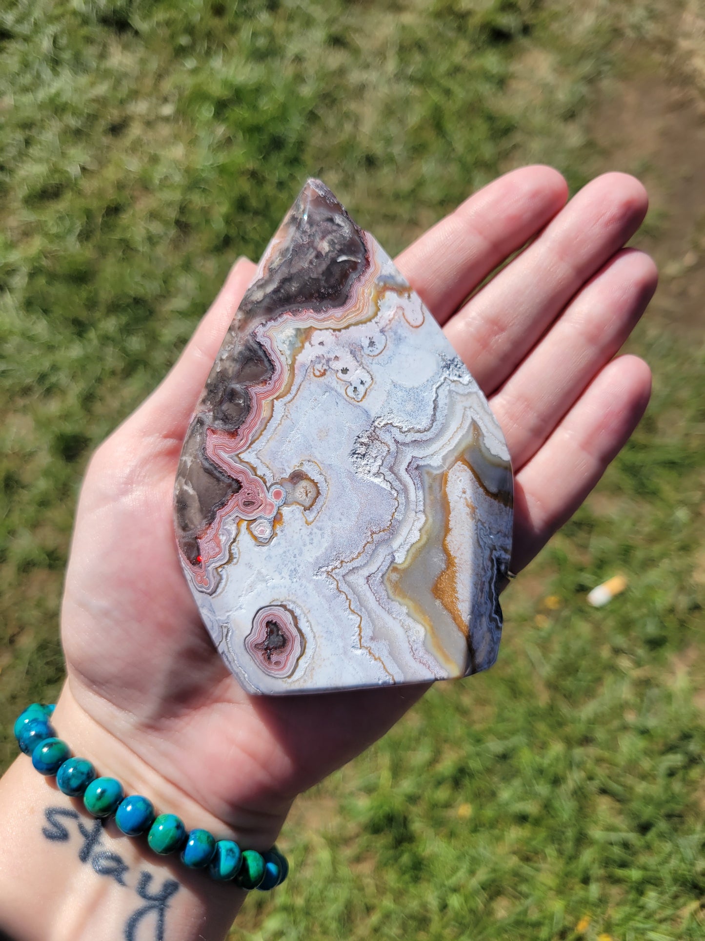 Mexican Crazy Lace Agate Flame
