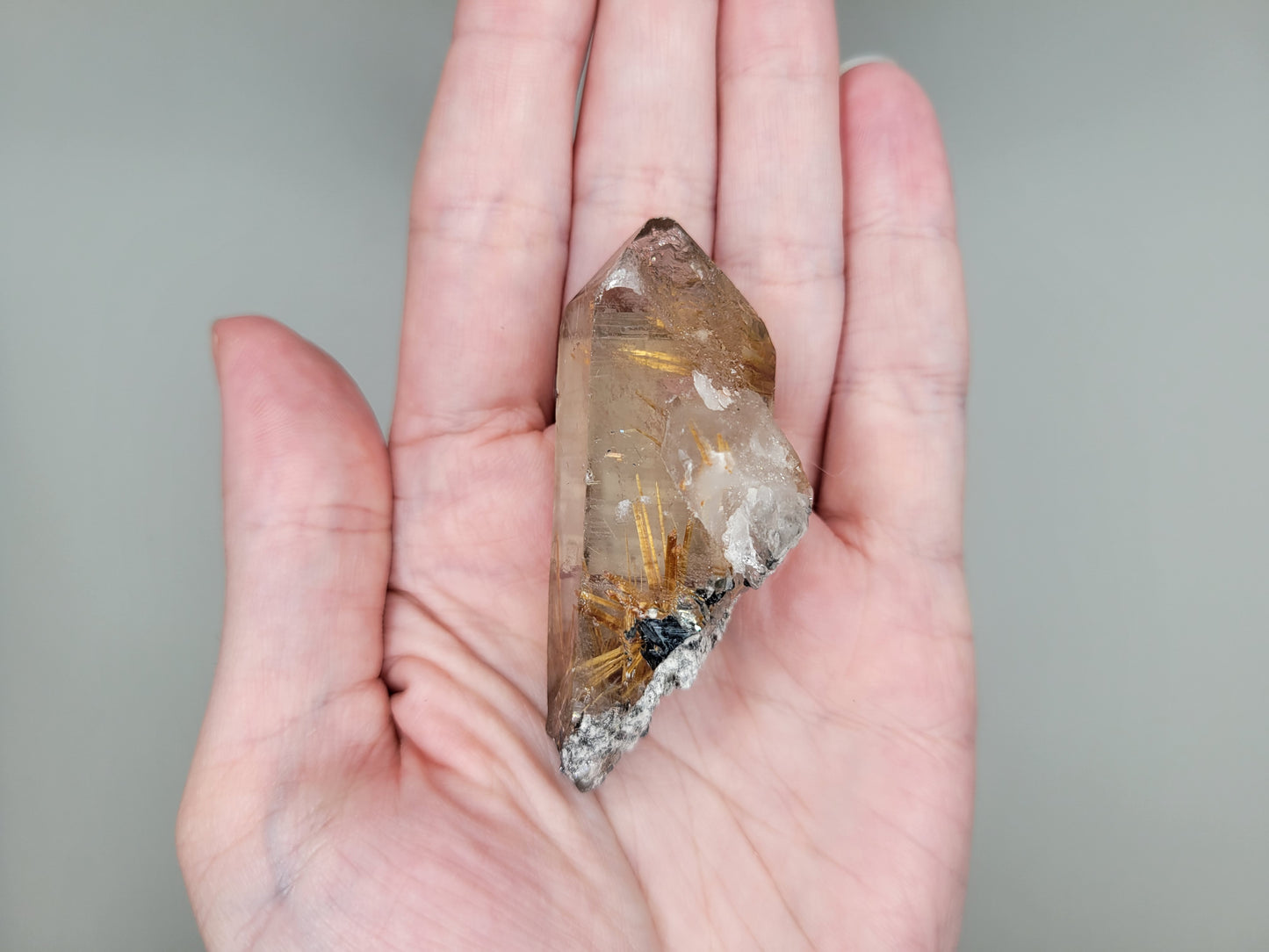 Rutile Quartz Point