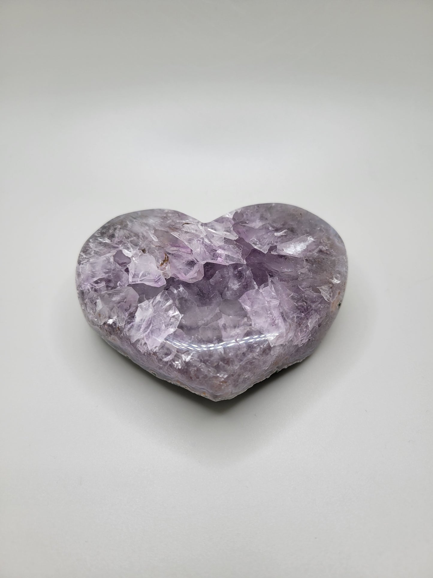 Amethyst Drusy Heart