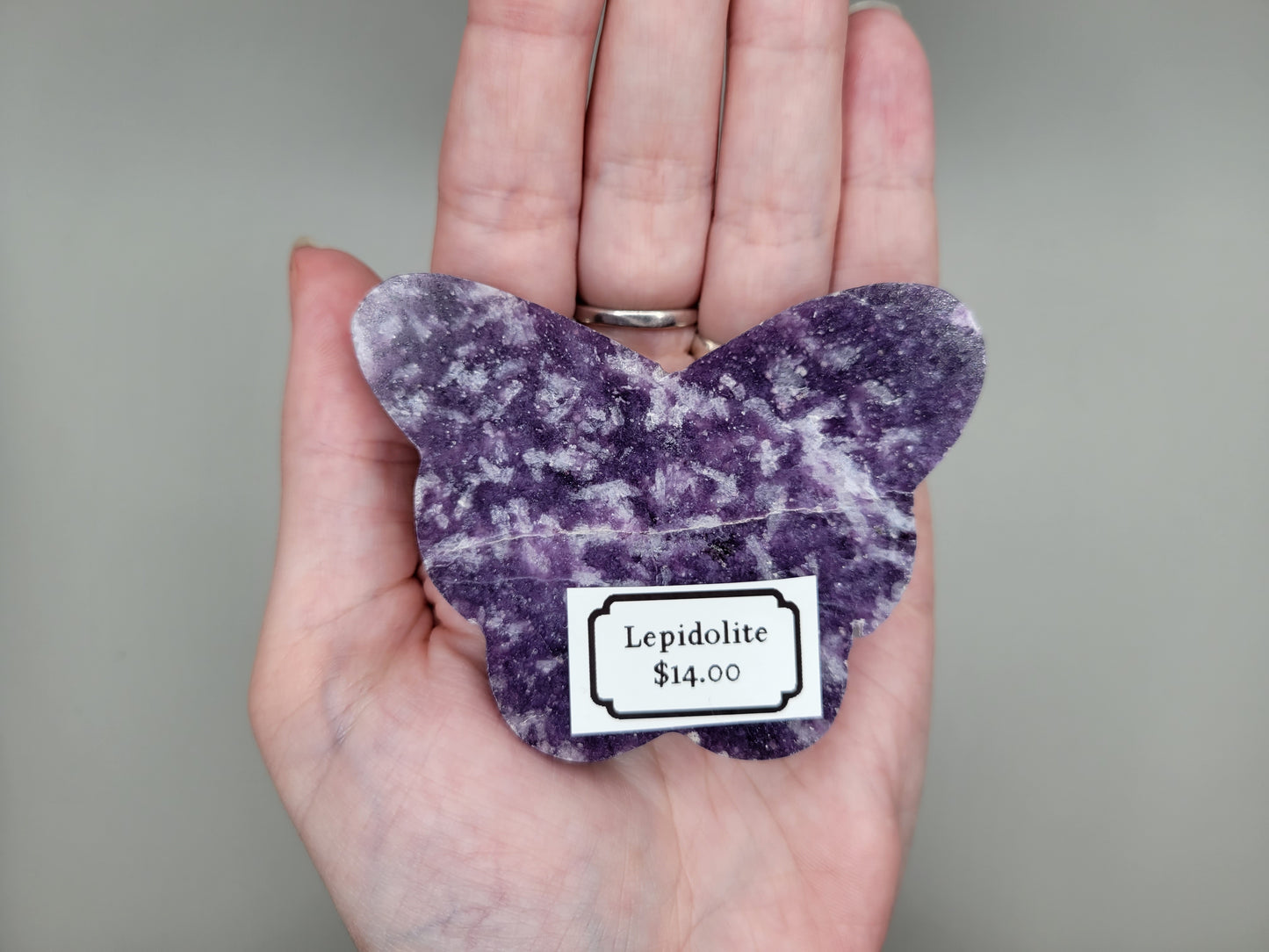 Lepidolite Butterfly