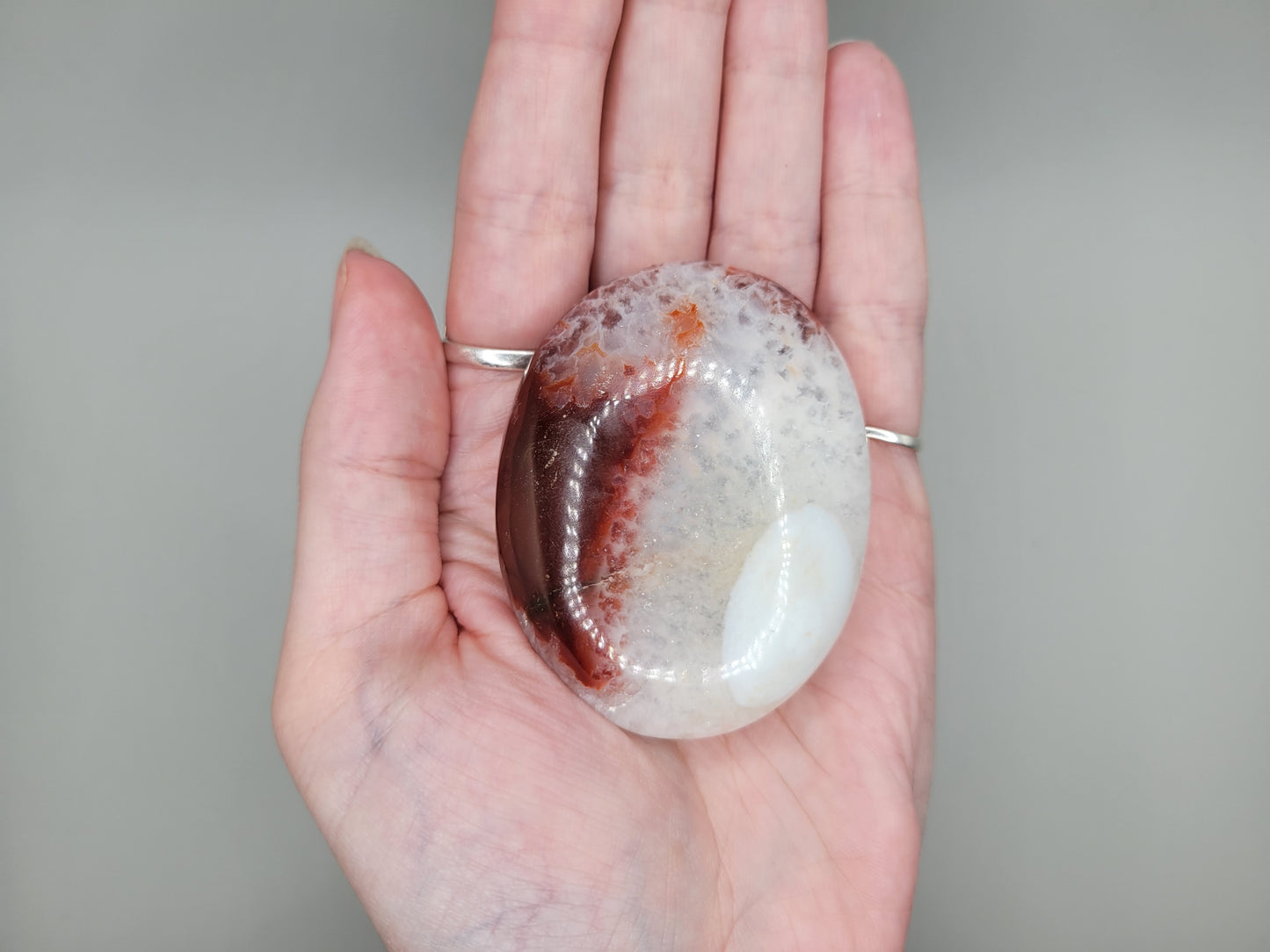 Carnelian Palm Stone