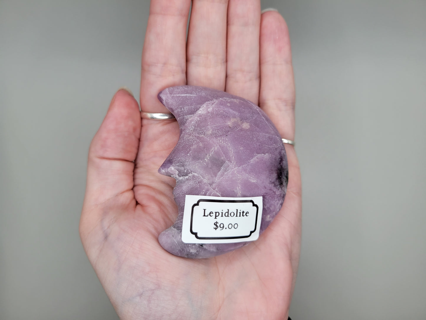 Lepidolite Moon