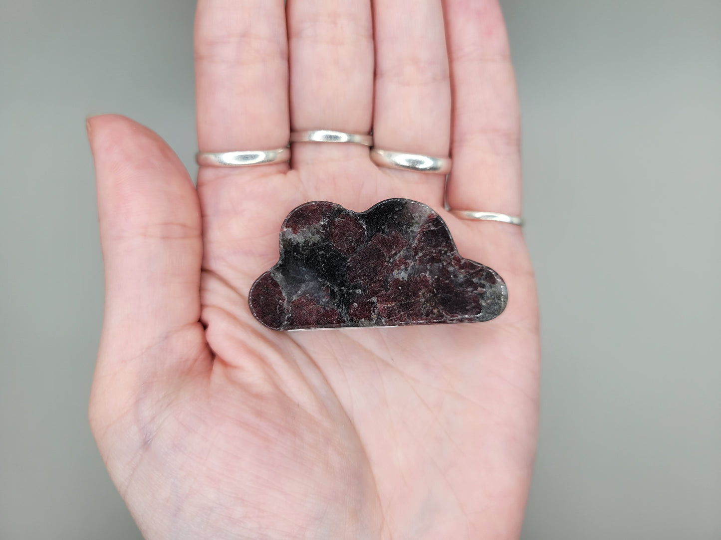 Firecracker Garnet Cloud Carving